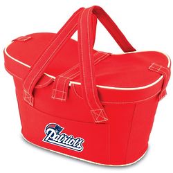 New England Patriots Mercado Insulated Double Lid Cooler Basket