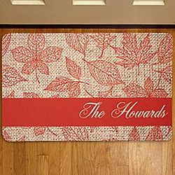 Step into Fall Personalized Doormat