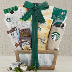 Starbucks Coffee and Teavana Tea Collection Gift Basket