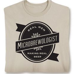 Microbrewologist Real Men Making Real Beer T-Shirt