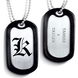 Engravable Dog Tag in Sterling Silver