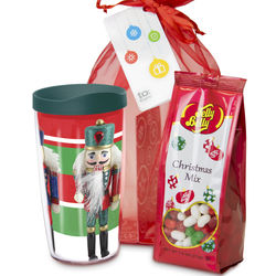 Tervis Nutcracker Tumbler with Lid and Jelly Belly Gift Pack