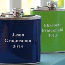 Personalized Custom Color Flask