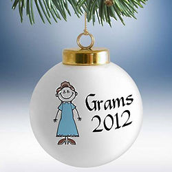 Personalized Grams Christmas Ornament