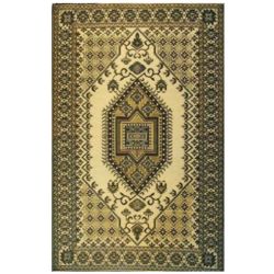 Indoor or Outdoor Recycled Plastic Turkish Rug in Brown and Black