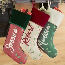 Personalized Cozy Christmas Stocking