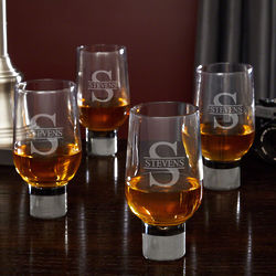 4 Oakmont Personalized Whiskey Rocks Glasses