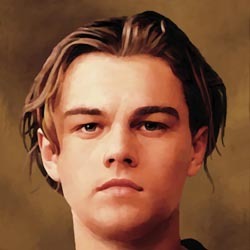 Leonardo DiCaprio Oil Painting Giclee