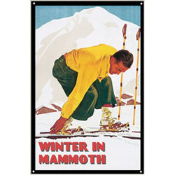 Winter in Mammoth Sign