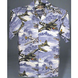Hawaiian Airplane Shirt
