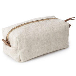 Brooklyn Small Linen Cosmetic Bag