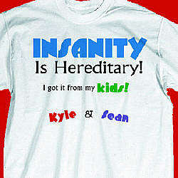 Personalized Insanity T-Shirt