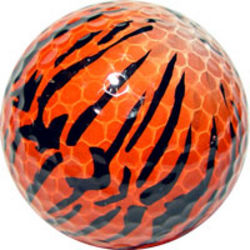 Tiger Print Golf Ball