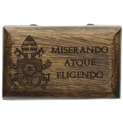 Pope Francis Coat of Arms Rosary Box
