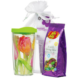Tea for Tulips Tumbler with Jelly Beans