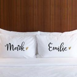 Personalized Newlywed Pillowcases
