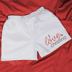 Personalized I Love You Boxers