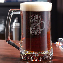 Beer is the Solution Beer Mug