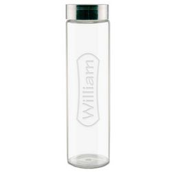 Personalized Reusable Glass Water Bottle