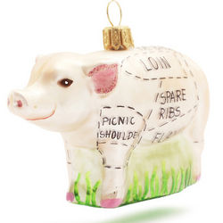 Handcrafted Sectioned-Pig Ornament
