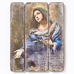 Blessed Mary Decorative Art Panel