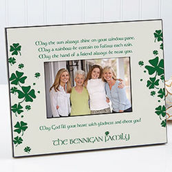 Irish Blessings Personalized Picture Frame