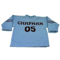 Personalized Childrens Varsity Sweater
