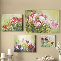 4 Spring in Bloom Canvas Prints