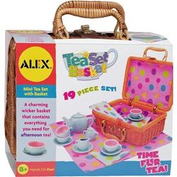 Pretend and Play Tea Set Basket