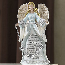 Granddaughter Angel Figurine and Charms