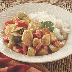 Indian Chicken & Vegetable Curry Meal