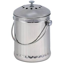Stainless Steel 1 Gallon Compost Pail
