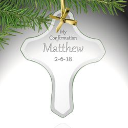 My Confirmation Personalized Cross Ornament