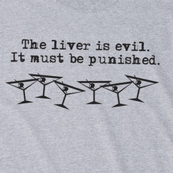 The Liver Is Evil Men's T-Shirt