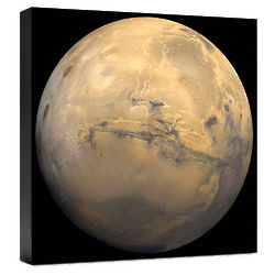 Mars Hubble Image Canvas Print