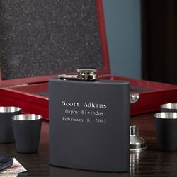 Deluxe Blackout Flask Gift Set