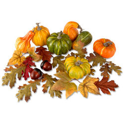 Faux Gourds Fall Decorations