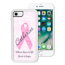 Pink Ribbon Personalized iPhone Case