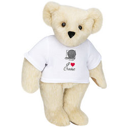 I Heart Crochet 15" Bear with T-Shirt