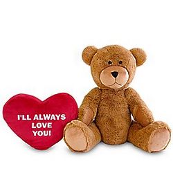 Personalized Giant Teddy Bear with Red Heart
