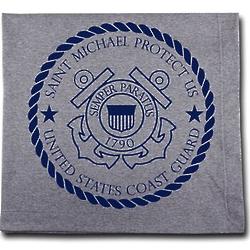 St. Michael Coast Guard Sweatshirt Blanket