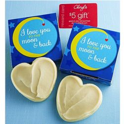 Love You to the Moon and Back Cookie Card