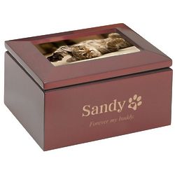 Personalized Pet Memory Box with Picture Frame