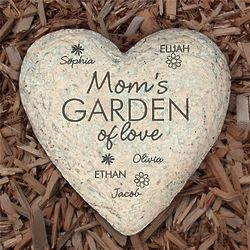 Mom's Garden of Love Personalized Garden Stone