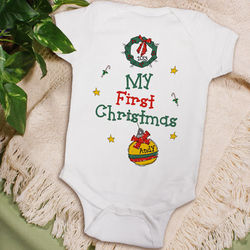 My 1st Christmas Personalized Ornament Infant Creeper