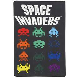 Space Invaders Fleece Throw Blanket