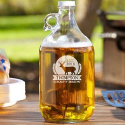 Six Point Brew Personalized Beer Growler