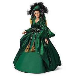 Gone with the Wind Scarlett, Dressed Like a Queen Talking Doll