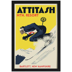 Ski Lodge Personalized Art Print