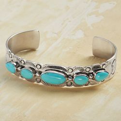 Navajo Bikeyah Turquoise Bracelet